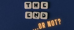 text that reads the end or not