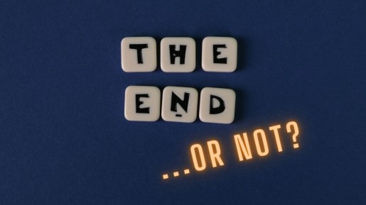 text that reads the end or not